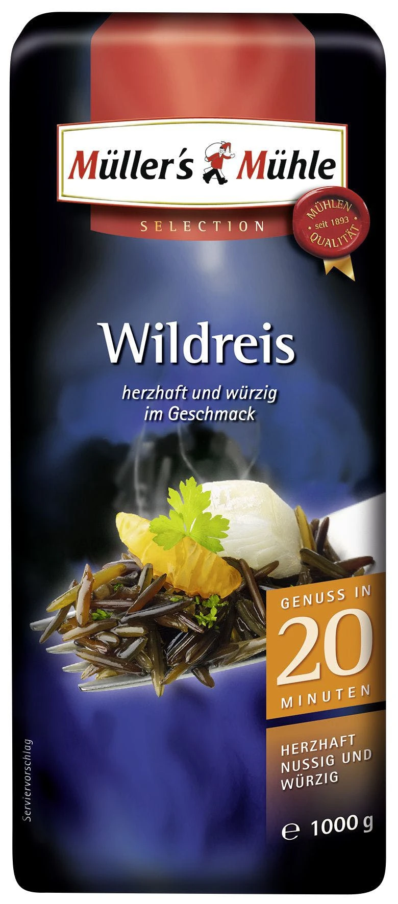 Müller´s Mühle Wildreis Herzhaft Würzig Spitzenqualität (1 Kg) 3 Müller´s Mühle Wildreis Herzhaft Würzig Spitzenqualität (1 Kg)