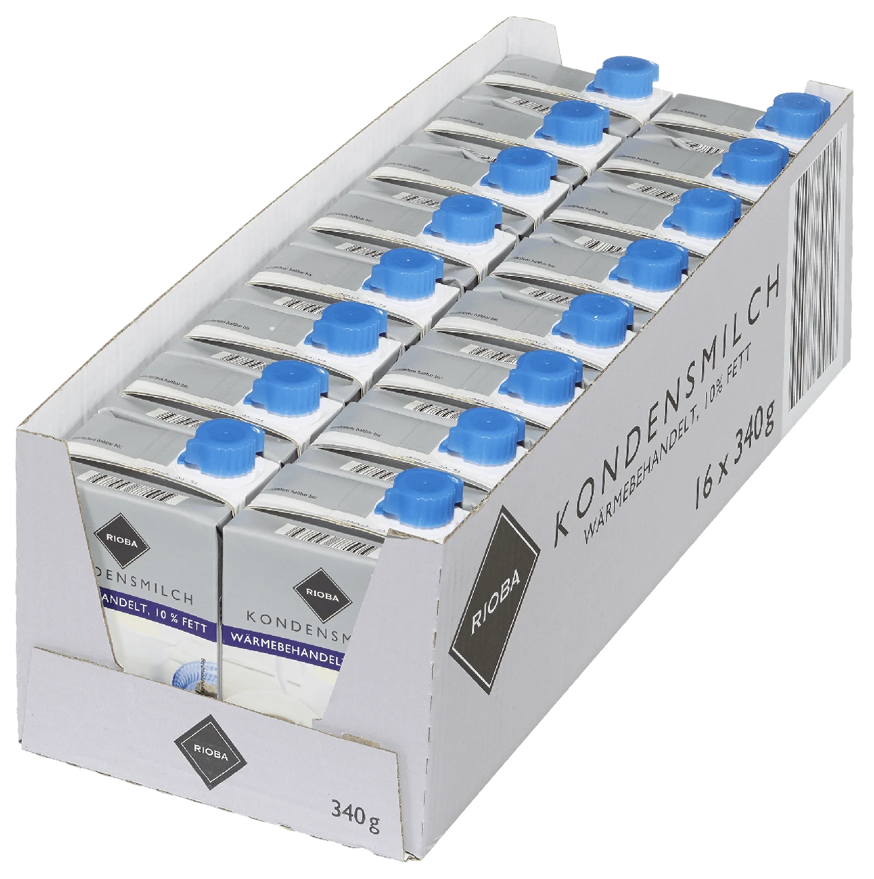 RIOBA H - Kondensmilch 10 % Fett 16 X 340 G (5,44 Kg) 3 RIOBA H - Kondensmilch 10 % Fett 16 X 340 G (5,44 Kg)