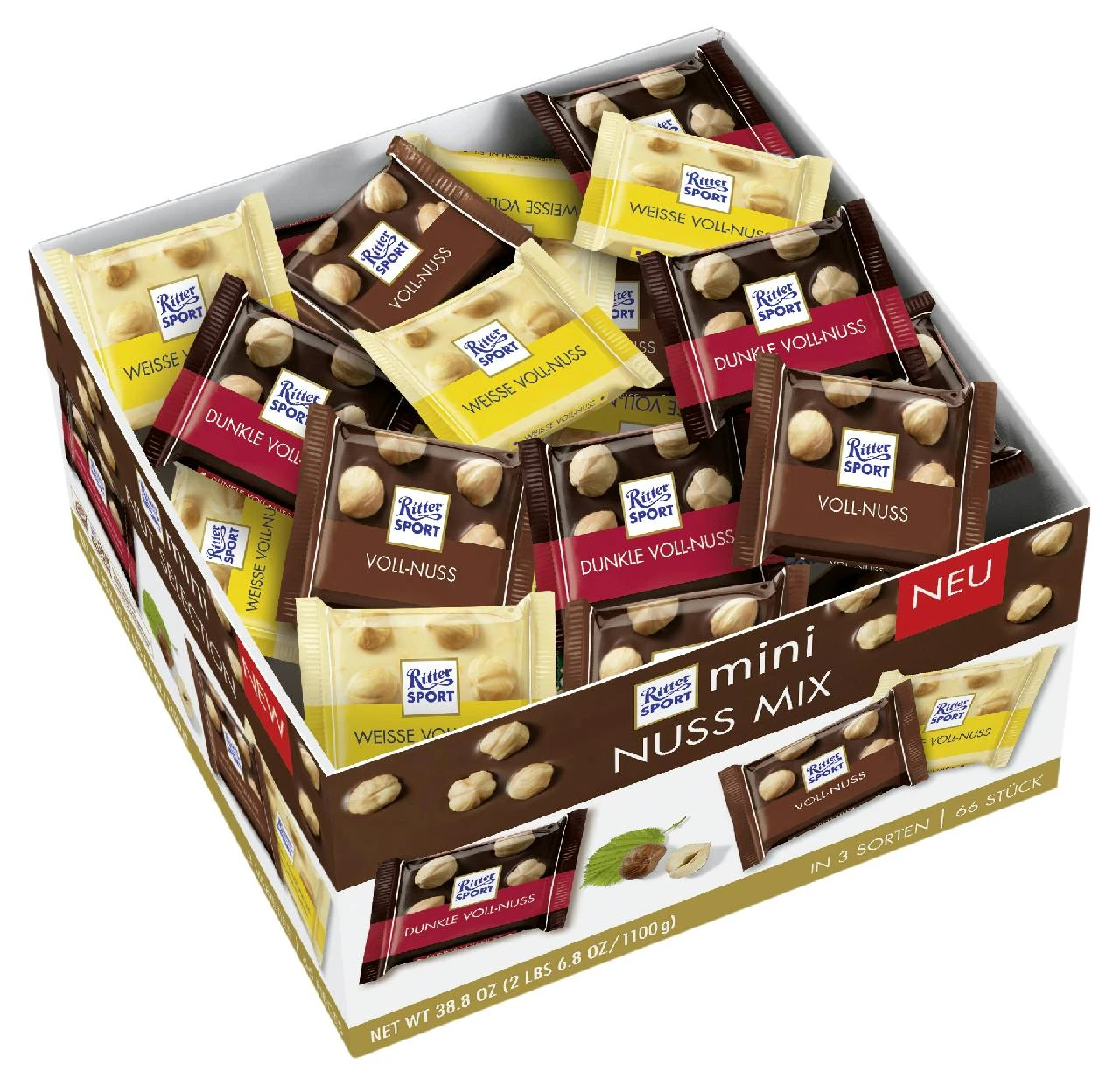 Ritter Sport Schokoladentafeln Minis Bunte Vielfalt 84 Portionen X 16,97g (1,42kg) 9 Ritter Sport Schokoladentafeln Minis Bunte Vielfalt 84 Portionen X 16,97g (1,42kg) – Bild 7