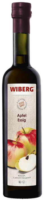 WIBERG Apfel-Essig Klassisch über 2 Jahre Im Eichenfass Gelagert 5 % Säure (500 Ml)