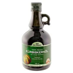 WIBERG Kürbiskern-Öl G.g.A., 100 % Sortenrein Erstpressung Aus österreichischem Anbau (500 Ml) -Lebensmittelgeschäft 28f08b37 8317 4a6f 87b1 6e8d779561b9 1