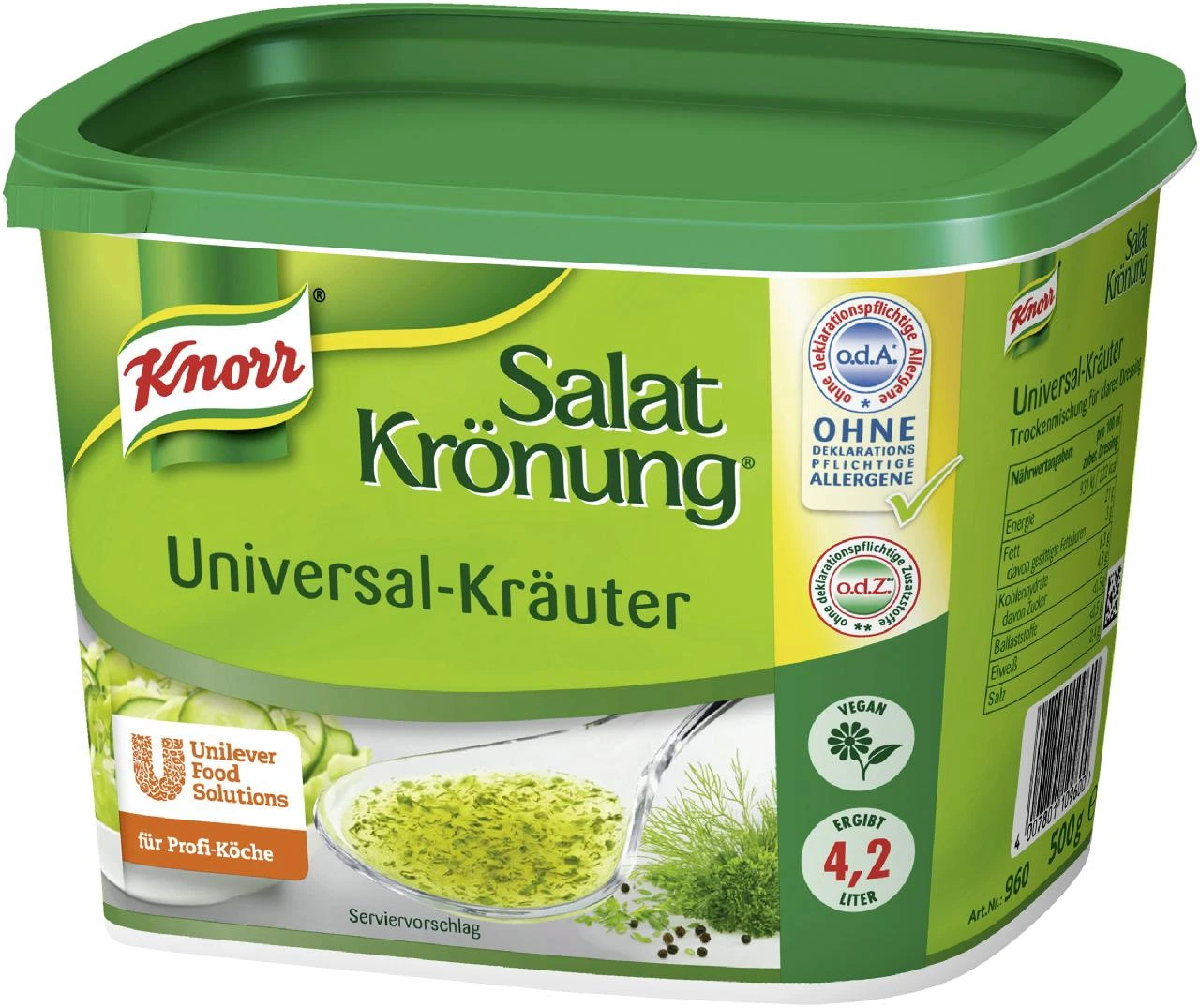 Knorr Salat Krönung Paprika Kräuter (500 G) 4 Knorr Salat Krönung Paprika Kräuter (500 G) – Bild 2
