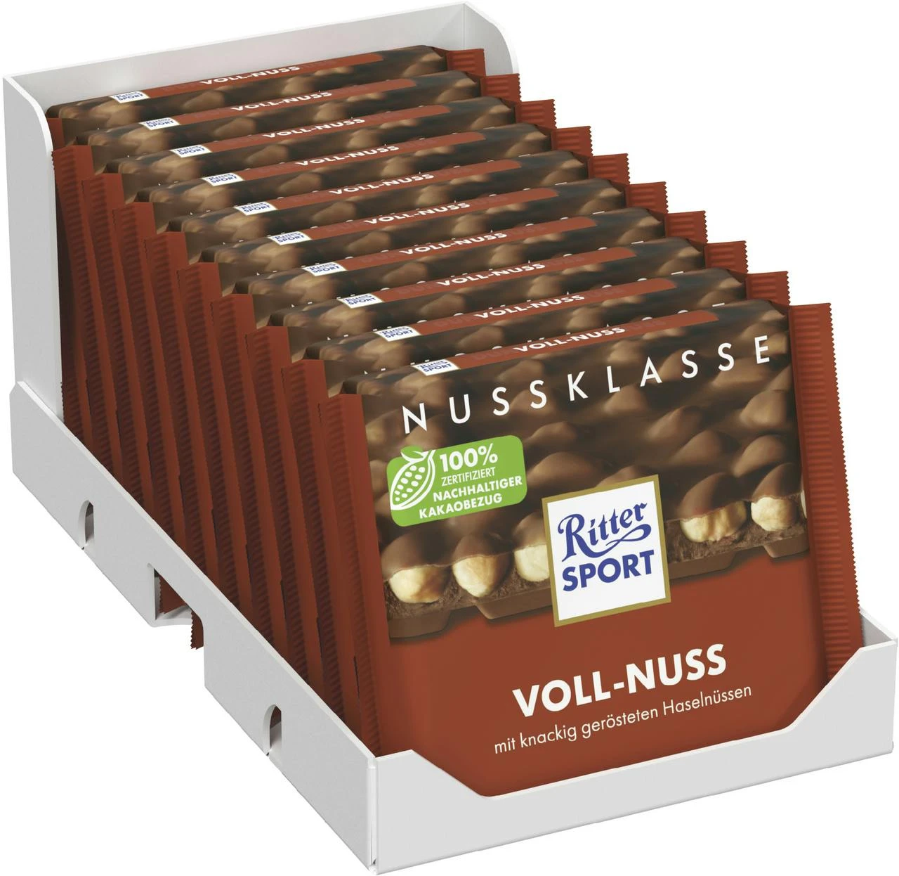 Ritter Sport Tafelschokolade Trauben Nuss 12 X 100 G (1,2 Kg) 7 Ritter Sport Tafelschokolade Trauben Nuss 12 X 100 G (1,2 Kg) – Bild 5