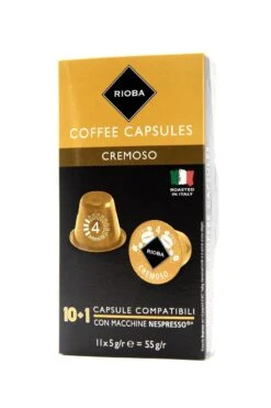 Rioba Kaffeekapseln Dacaffeinato 11 Kapseln (55 G) -Lebensmittelgeschäft 3c85d4f1 ea2e 4f04 983a da9669b7ae02 2