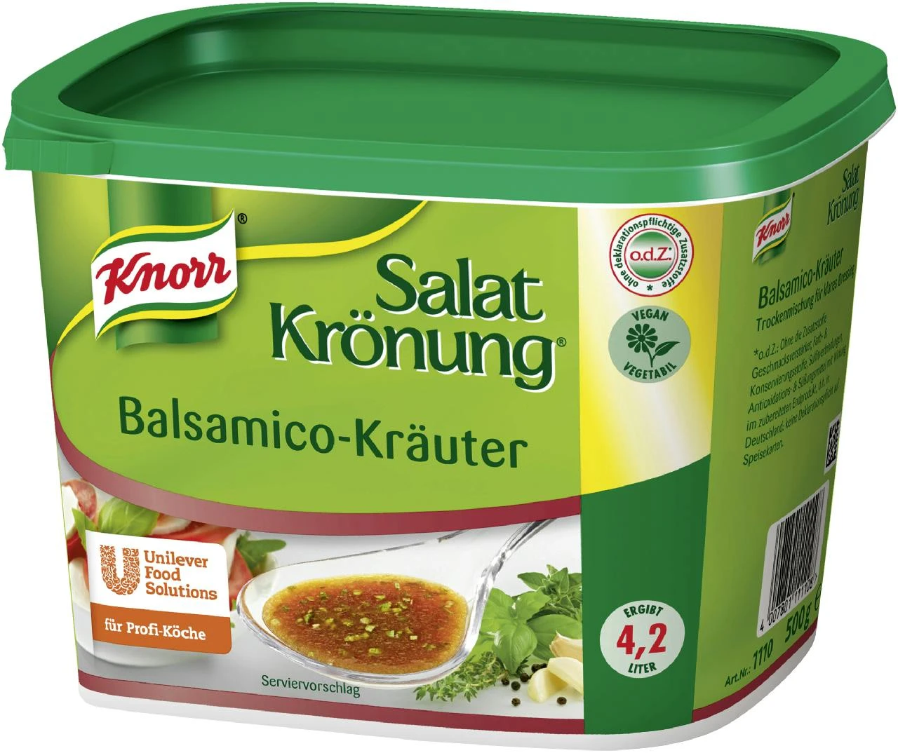 Knorr Salatdressing Salat Krönung Gartenkräuter (500 G) 4 Knorr Salatdressing Salat Krönung Gartenkräuter (500 G) – Bild 2