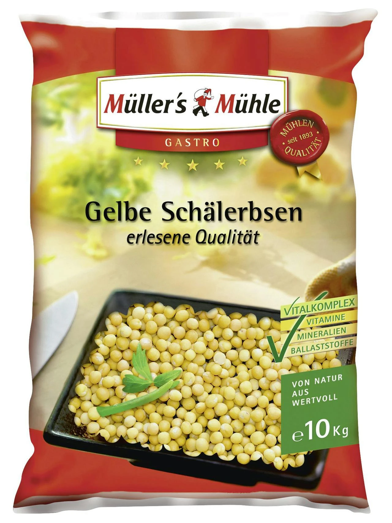 Müller´s Mühle Grüne Schälerbsen Ganz (5 Kg) 5 Müller´s Mühle Grüne Schälerbsen Ganz (5 Kg) – Bild 3