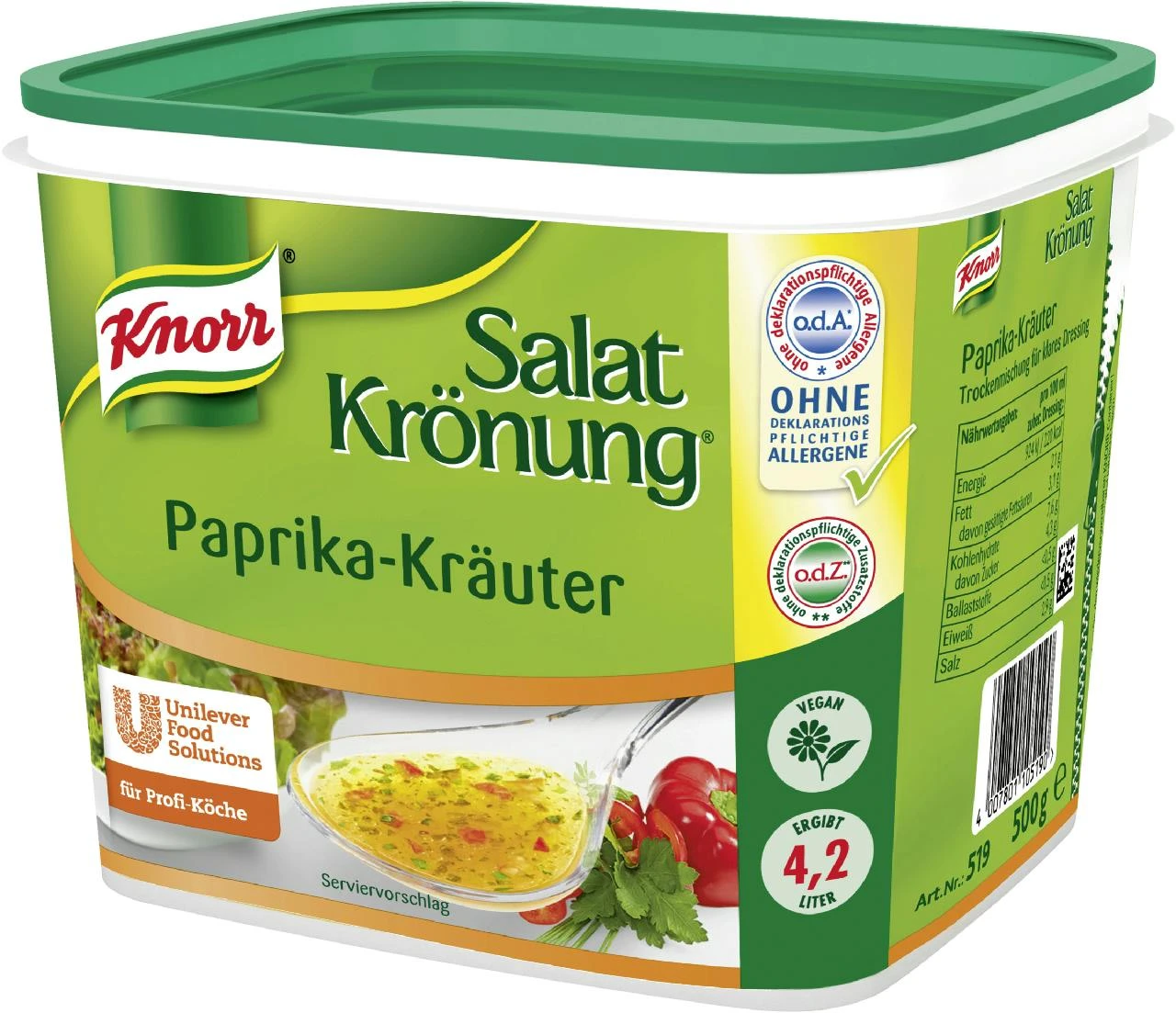 Knorr Salat Dressing Kräuter (1 L) 6 Knorr Salat Dressing Kräuter (1 L) – Bild 4