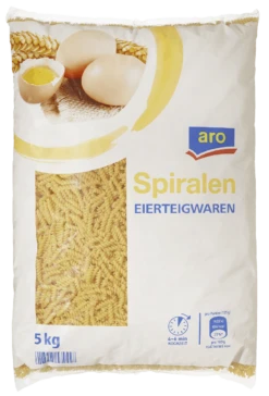 Aro Spiralen Nudeln (5 Kg)
