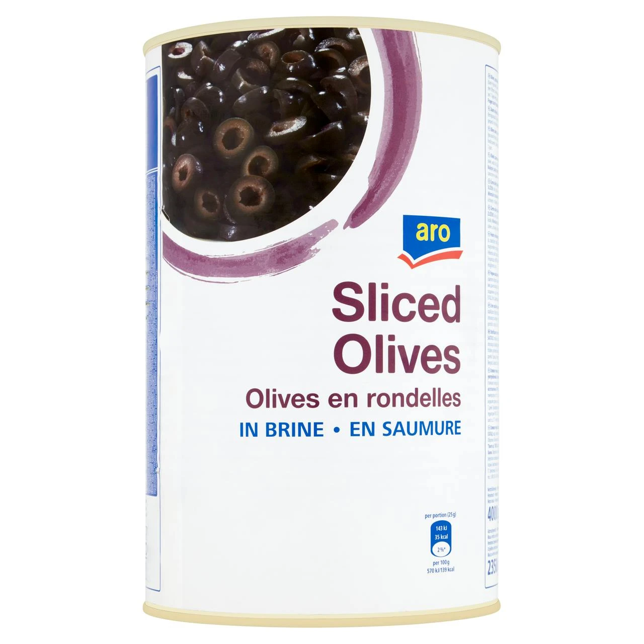 Aro Oliven Geschwärzt Mit Stein (4,25 L) 5 Aro Oliven Geschwärzt Mit Stein (4,25 L) – Bild 3