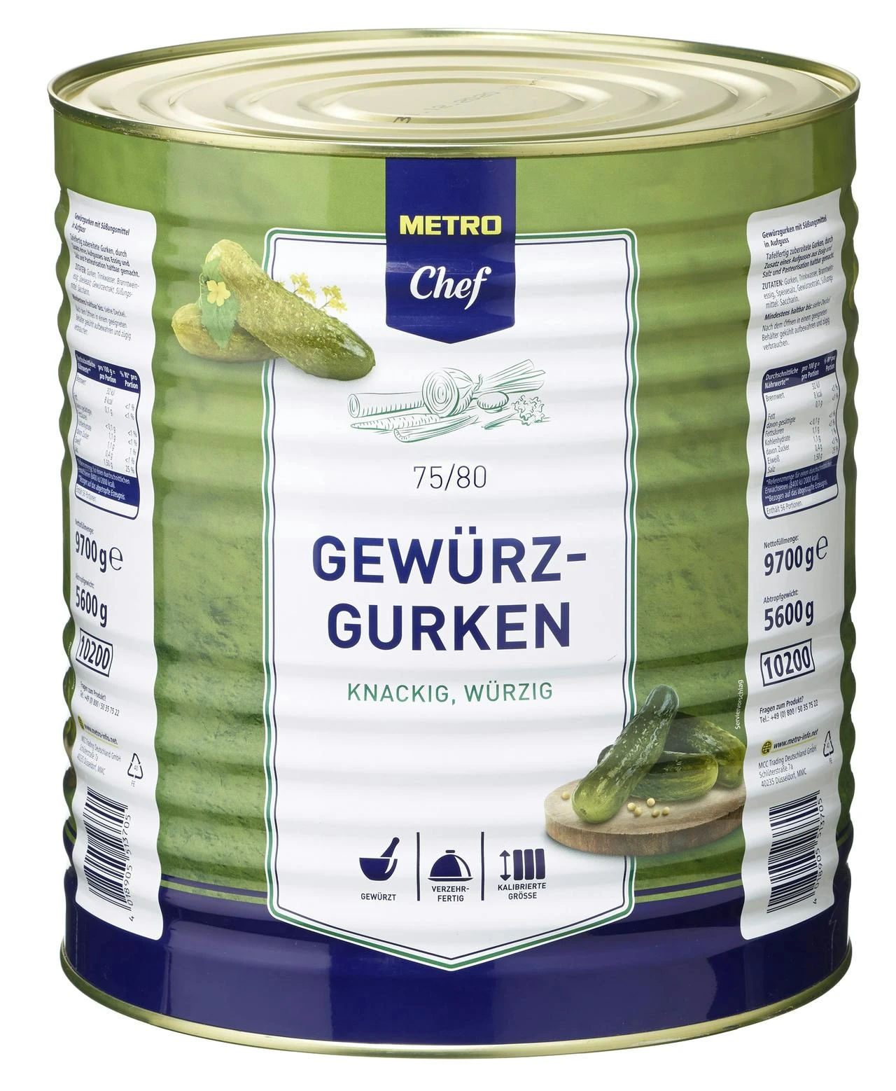 METRO Chef Gurkenwürfel (10,2 L) 5 METRO Chef Gurkenwürfel (10,2 L) – Bild 3