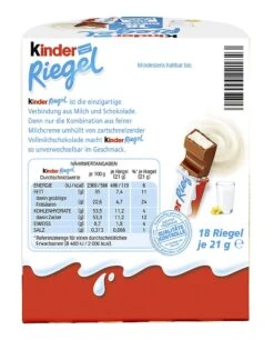 Kinder Schokoladenriegel 18 Riegel (378 G) -Lebensmittelgeschäft 6faeff15 fa0d 4e10 bf30 b6c9758d0fd6