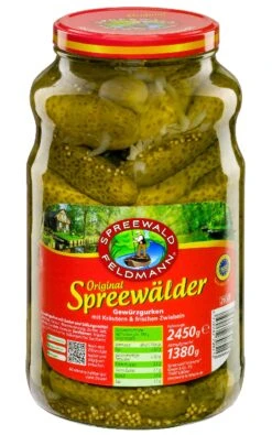 Spreewalder Gewürzgurken Mit Kräutern & Frischen Zwiebeln (2,65 L)