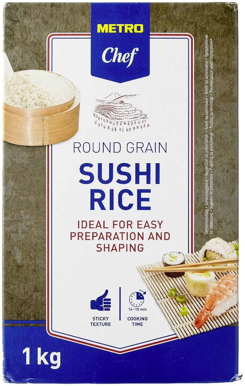 METRO Chef Sushi Reis Vakuumpackung (1 Kg) 3 METRO Chef Sushi Reis Vakuumpackung (1 Kg)