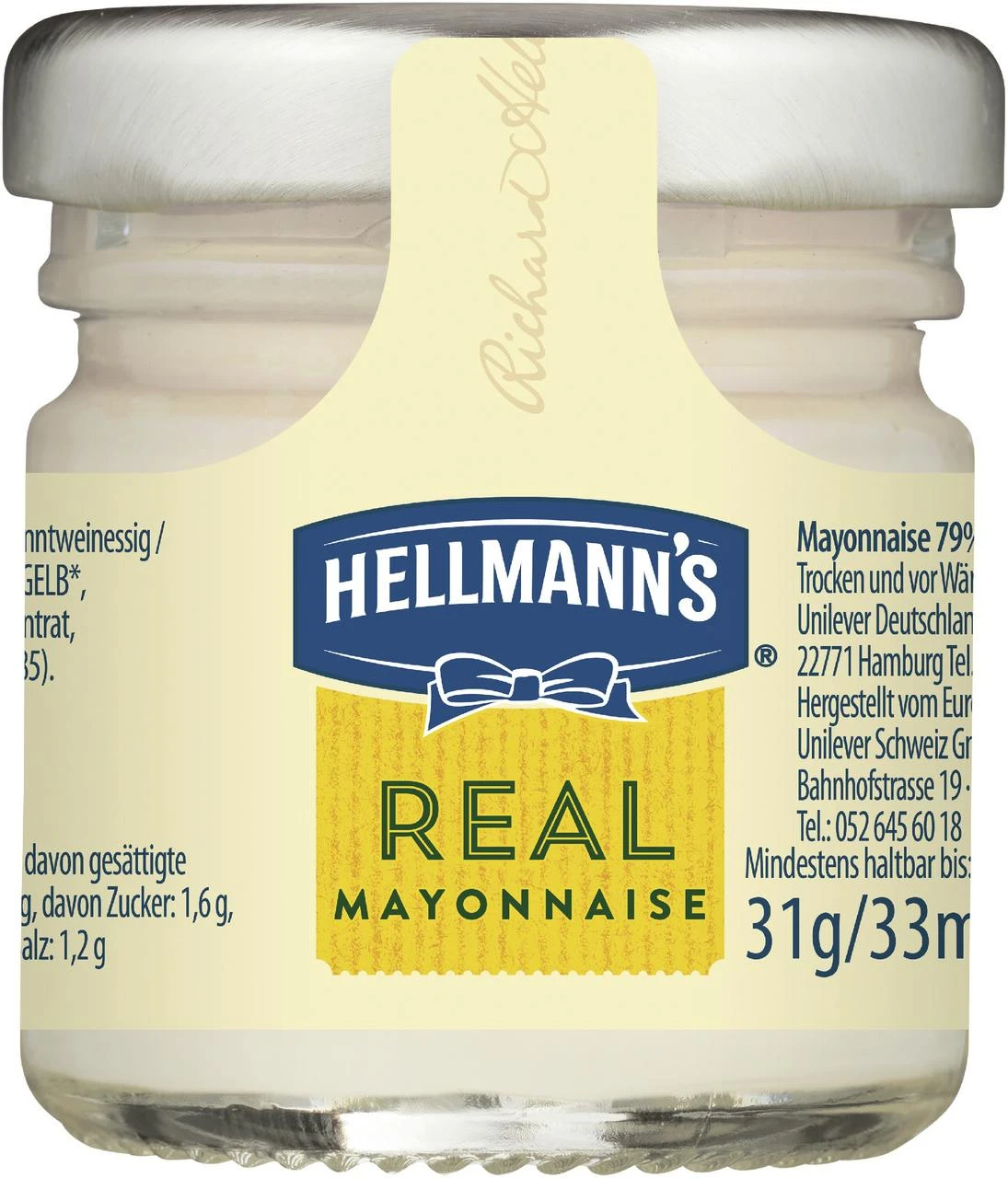 Hellmann's Real Mayonaise 120 Portionen X 20 Ml (2,4 L) 6 Hellmann's Real Mayonaise 120 Portionen X 20 Ml (2,4 L) – Bild 4