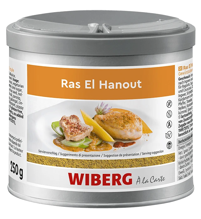 WIBERG Ras El Hanout Gewürzzubereitung Orientalischer Art (470 Ml) 3 WIBERG Ras El Hanout Gewürzzubereitung Orientalischer Art (470 Ml)