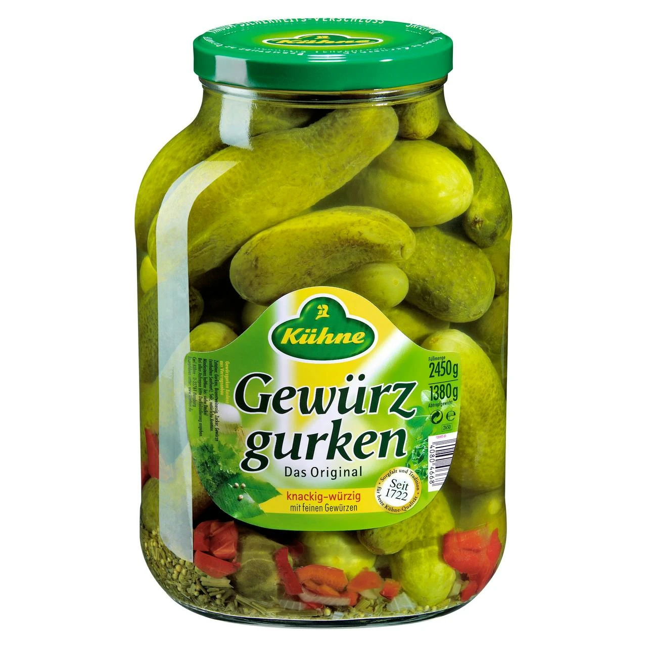 Kühne Gewürzgurken (2,65 L) 3 Kühne Gewürzgurken (2,65 L)