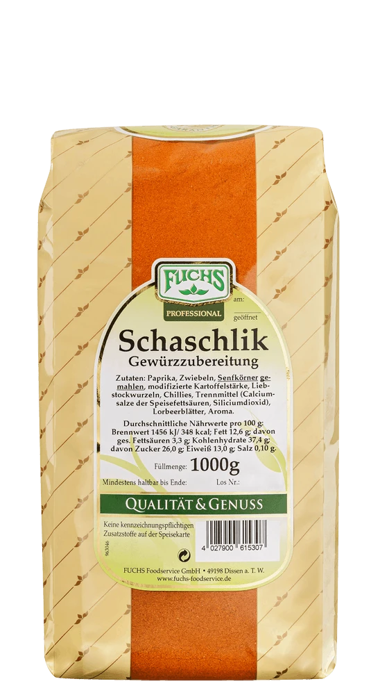 Fuchs Grill-Barbecue Gewürzzubereitung (1kg) 4 Fuchs Grill-Barbecue Gewürzzubereitung (1kg) – Bild 2