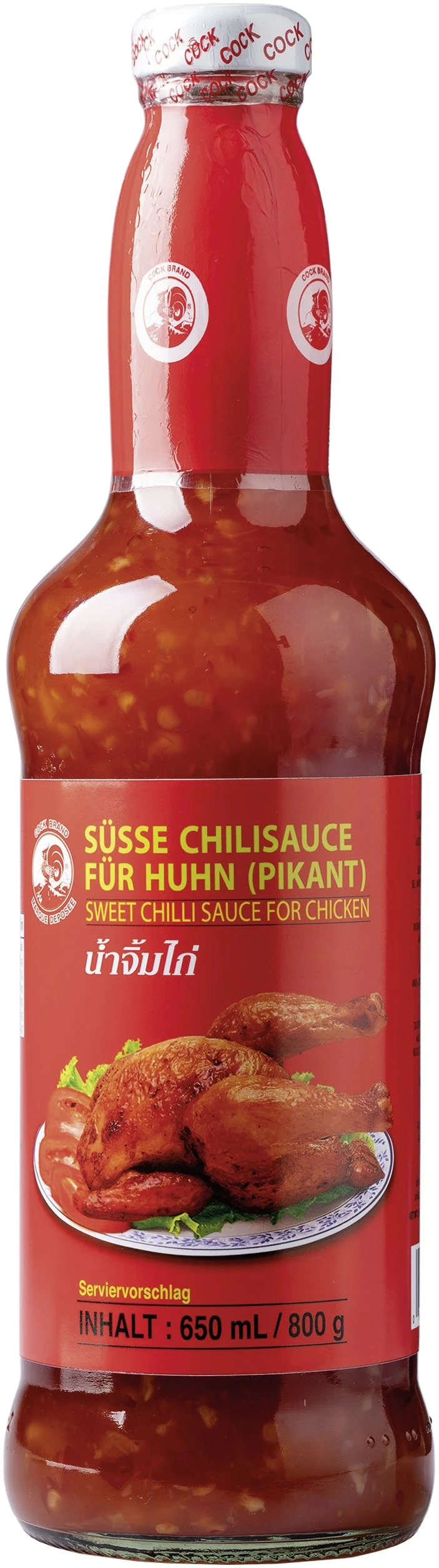 COCK Süße Chilisauce Für Huhn (650 Ml) 3 COCK Süße Chilisauce Für Huhn (650 Ml)