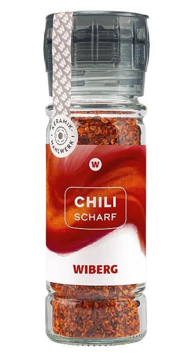 WIBERG Gewürzmühle Chili Scharf Geschrotet (40 G) 3 WIBERG Gewürzmühle Chili Scharf Geschrotet (40 G)