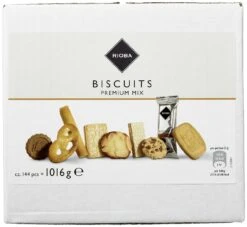 Rioba Kekse Premium Cookie Mischung 144 Portionen (1,1 Kg)