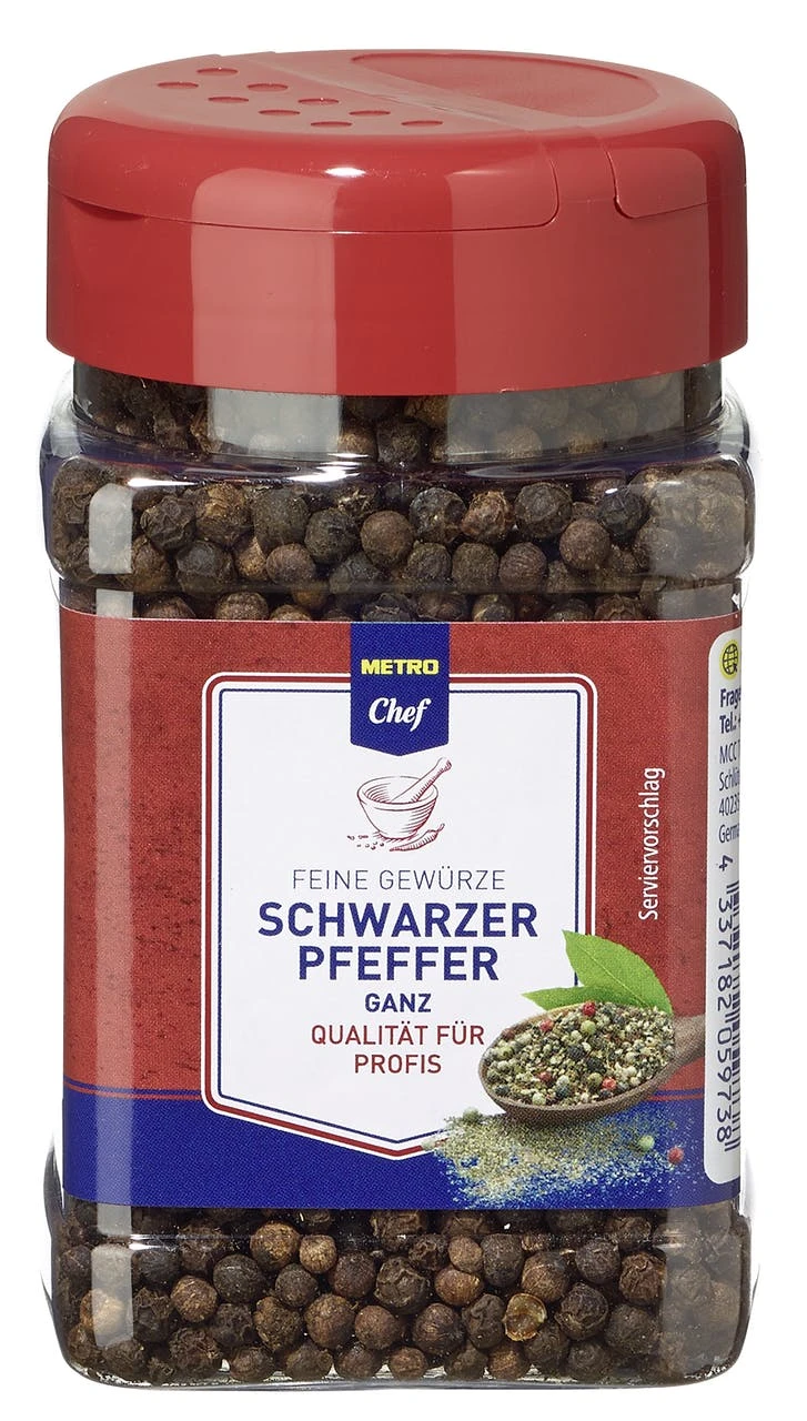 METRO Chef Pfeffer Schwarz Ganz (500 G) 4 METRO Chef Pfeffer Schwarz Ganz (500 G) – Bild 2