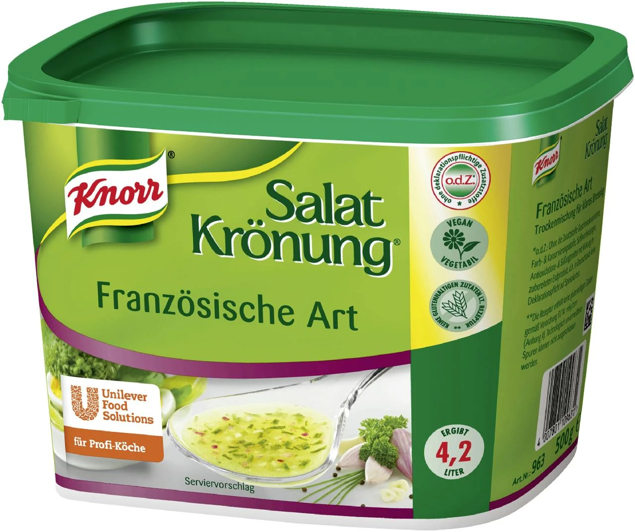 Knorr Salatdressing Salat Krönung Kapuziner Art (500 G) 7 Knorr Salatdressing Salat Krönung Kapuziner Art (500 G) – Bild 5