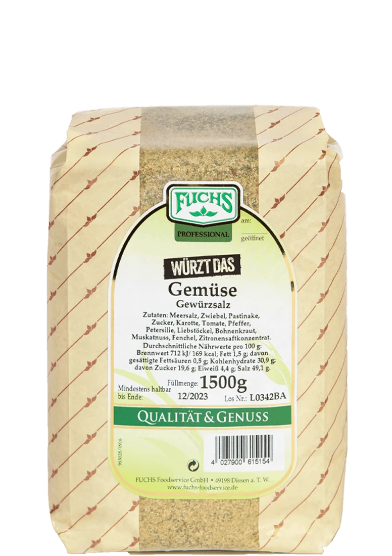 Fuchs Würzt Das Gemüse - Gewürzsalz (1,5kg) 3 Fuchs Würzt Das Gemüse - Gewürzsalz (1,5kg)