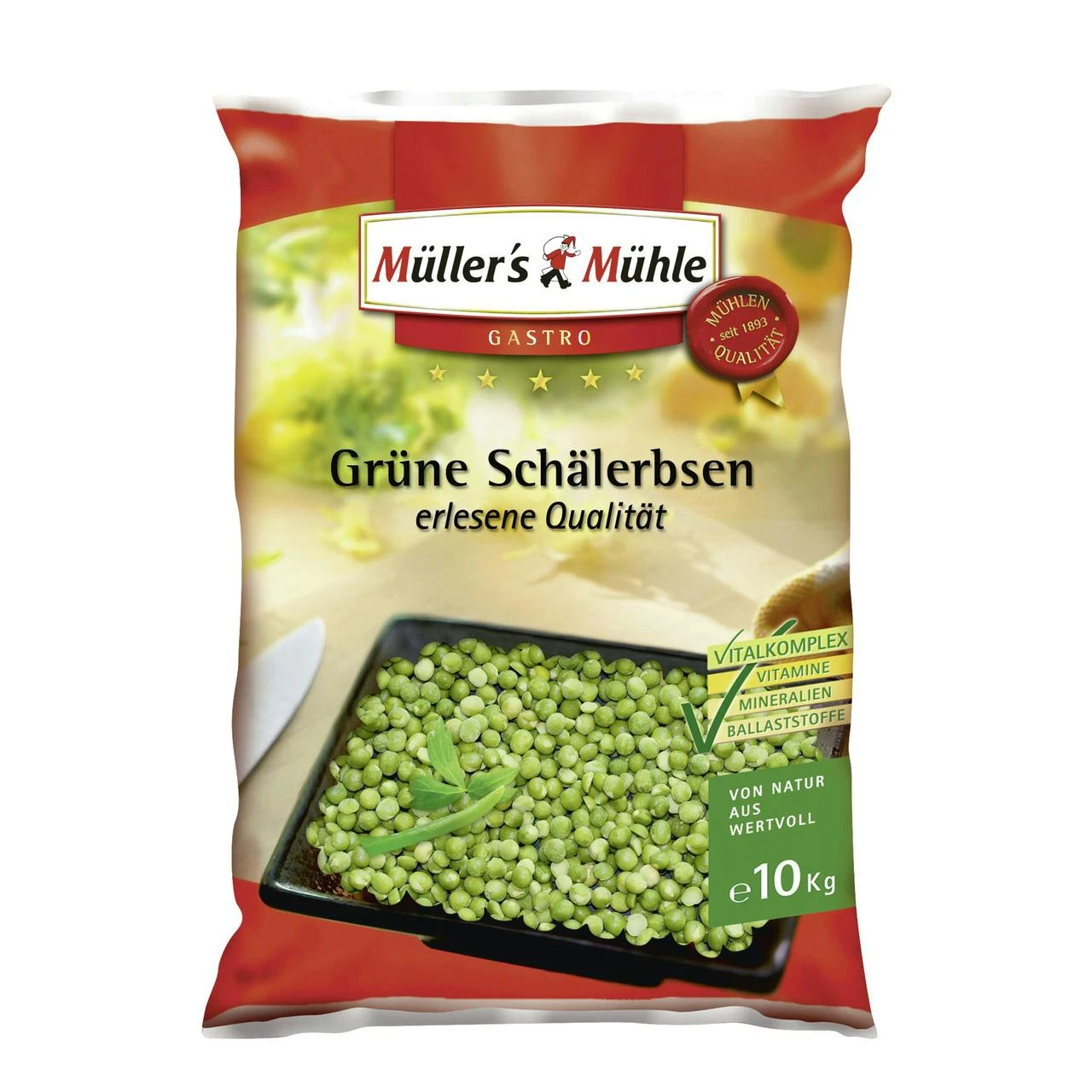 Müller´s Mühle Grüne Schälerbsen Ganz (10 Kg) 3 Müller´s Mühle Grüne Schälerbsen Ganz (10 Kg)