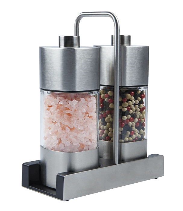 WIBERG Menage Mit Salz- Und Pfeffermühle Menage Aus Rostfreiem Edelstahl Und ABS Kunststoff (205 G) 5 WIBERG Menage Mit Salz- Und Pfeffermühle Menage Aus Rostfreiem Edelstahl Und ABS Kunststoff (205 G) – Bild 3