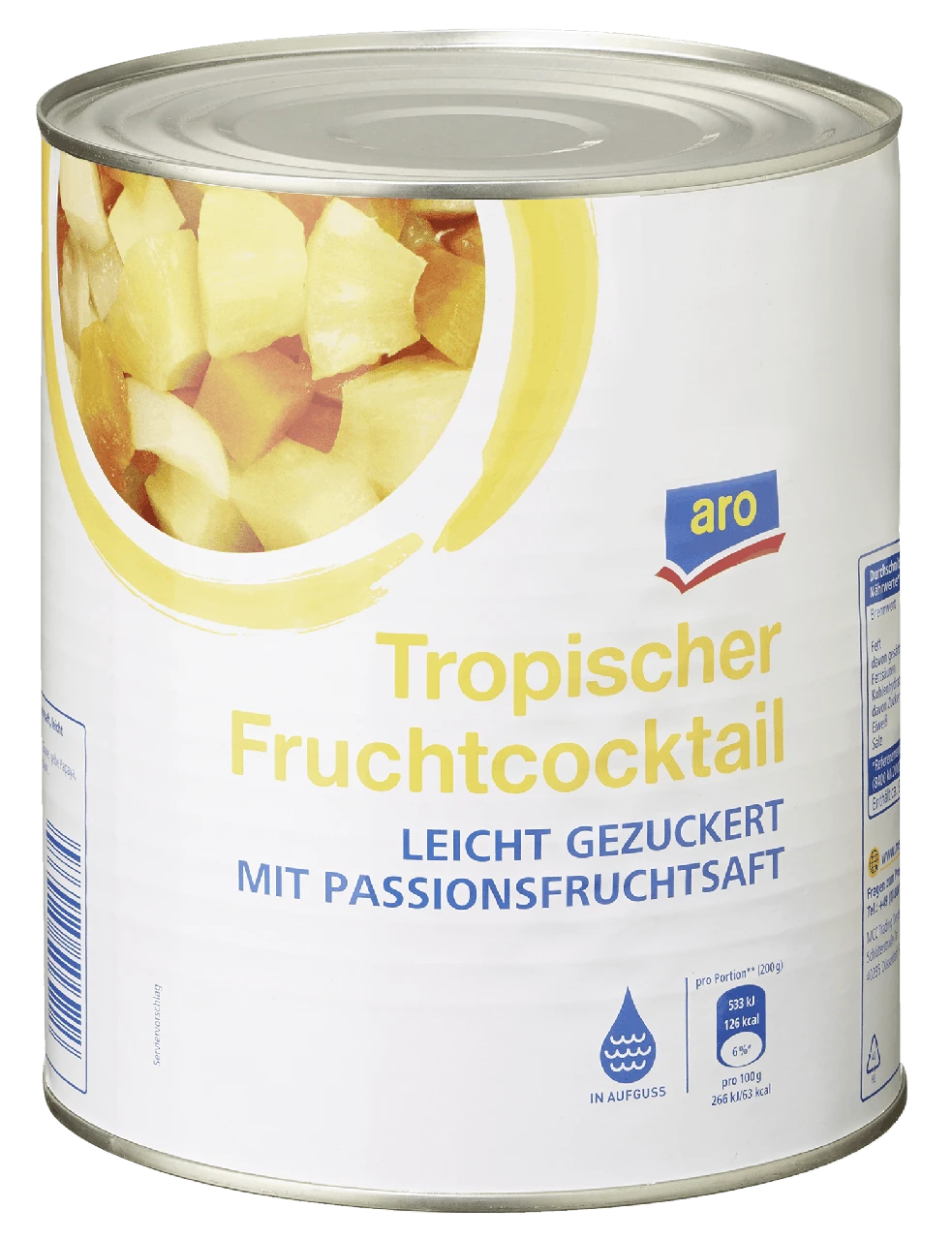 Aro Fruchtcocktail (2,65 L) 4 Aro Fruchtcocktail (2,65 L) – Bild 2