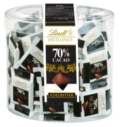 Lindt Excellence 70% Mini 70 Täfelchen X 5,5 G (385 G)