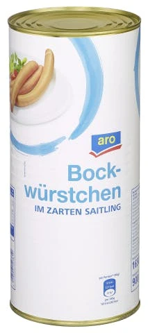 Aro Geflügelwürstchen Im Saitling 6 X Ca. 40 G (250 G) 4 Aro Geflügelwürstchen Im Saitling 6 X Ca. 40 G (250 G) – Bild 3