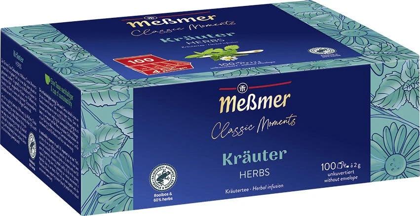 Meßmer Gastro 6-Kräuter 100 Teebeutel X 2 G (200 G ) 3 Meßmer Gastro 6-Kräuter 100 Teebeutel X 2 G (200 G )