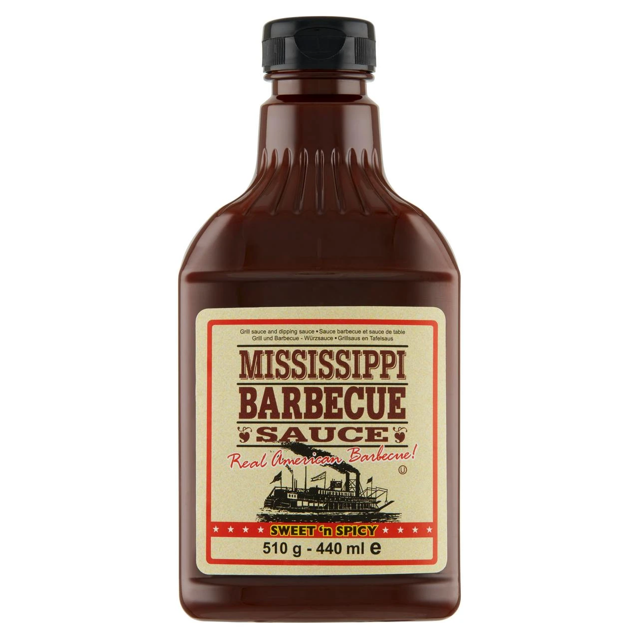 Mississippi Barbecue Sauce Sweet´n Spicy (510 G) 3 Mississippi Barbecue Sauce Sweet´n Spicy (510 G)