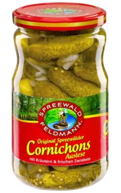 Spreewald Feldmann Sauerkonserven Cornichons (670 G)
